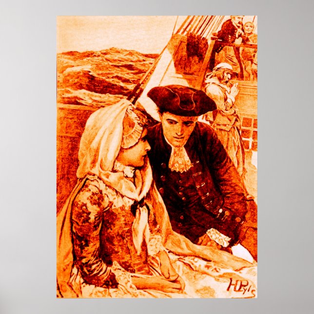 Póster Alto Mar Romance (Frente)