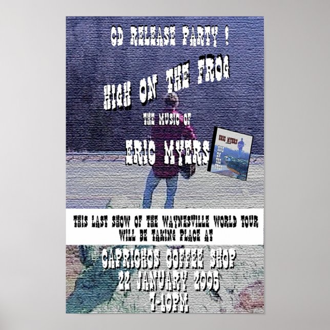 Poster Alto no Sapo Flyer (Frente)