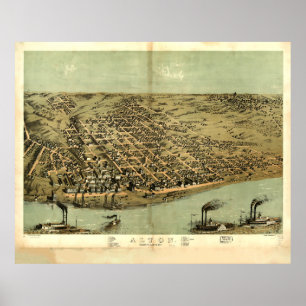 Poster Alton, Illinois (1867)