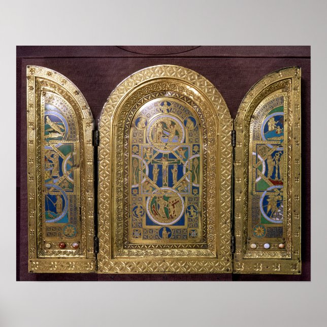 Poster Alton Towers Triptych, c.1150 (Frente)