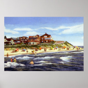 Poster Alturas e praia de Cape Cod Massachusetts Falmouth