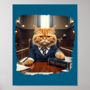 Poster Aluno de Direito Engraçado Escola Justiça Meme