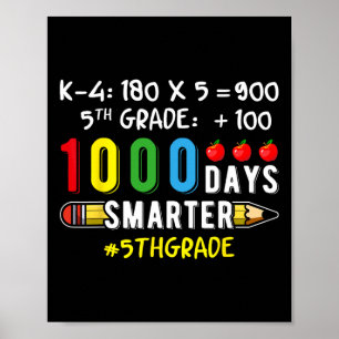 Poster Aluno do Quinto 5 100 Escola 1000 Da