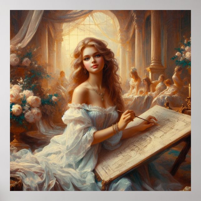 Poster Aluno Feminino (Frente)