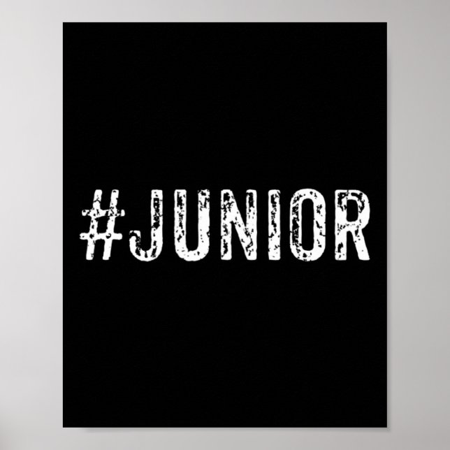 Poster Aluno ou professor da décima primeira série júnior (Frente)