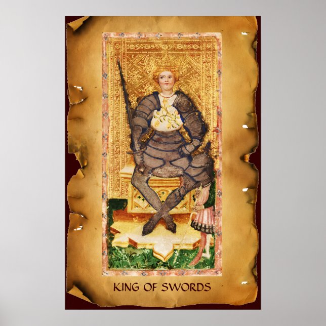 POSTER ALVAS ANTIGAS DE RENASCIMENTO/REI DE ESPADAS (Frente)