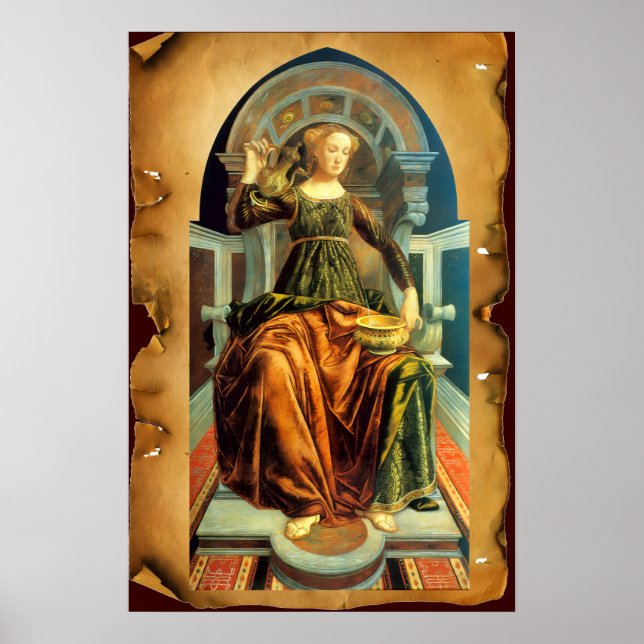 PÓSTER ALVAS DE RENASCIMENTO ANTIQUAS 14/TEMPERÂNCIA (Frente)