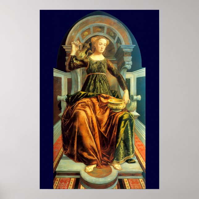 POSTER ALVAS DE RENASCIMENTO ANTIQUAS 14/TEMPERÂNCIA (Frente)