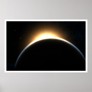 Póster Alvorecer cósmico