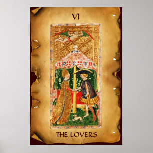 POSTER ALVOS DE RENASCIMENTO ANTICOS 6/OS AMANTES