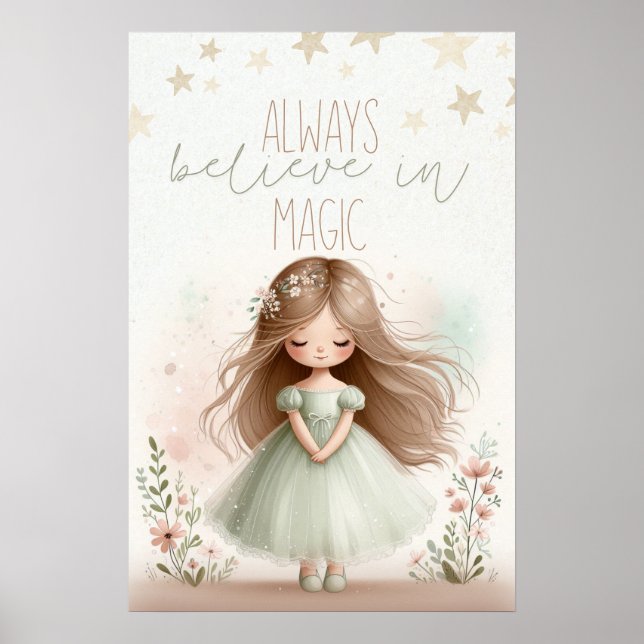 Poster Always believe in magic (Frente)