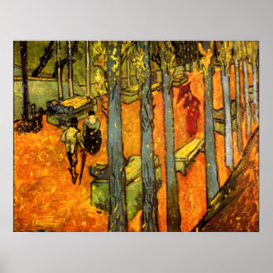 Poster Alyscamps por Vincent van Gogh