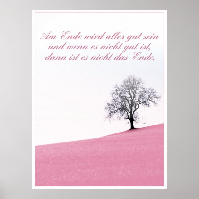 Poster Am Ende wird alles tribo sein (Frente)