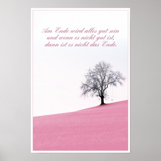 Poster Am Ende wird alles tribo sein (Frente)