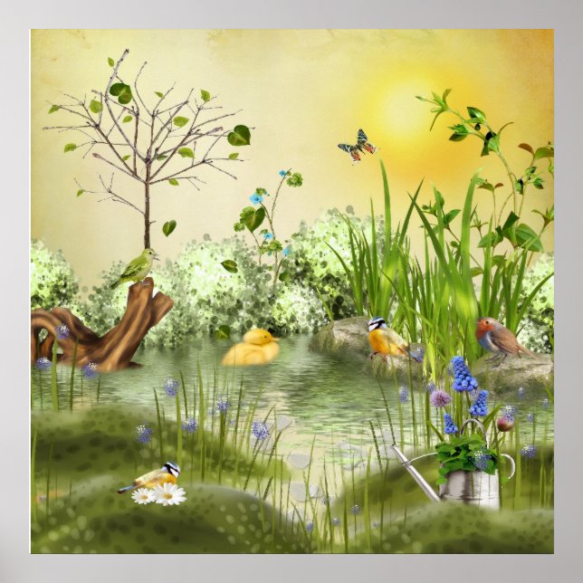 Póster am Teich (Frente)