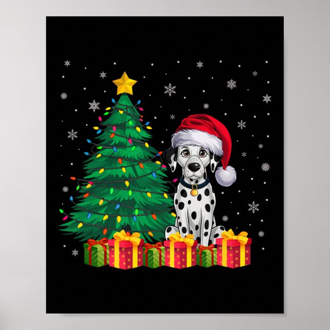Poster Ama de Cachorro de Noel Hat, Dalmaciano (Frente)