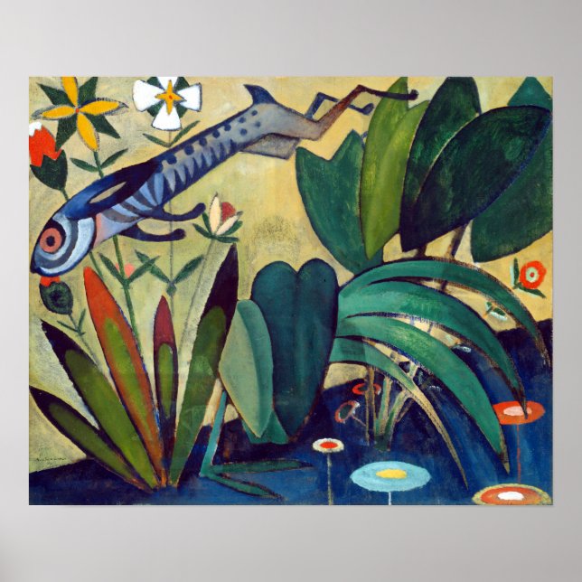 Poster Amadeo de Souza Cardoso The Leap of the Rabbit (Frente)