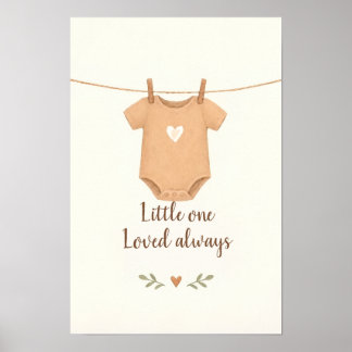 Poster Amado sempre - Berçário Boho Baby