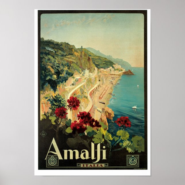 Poster Amalfi (Frente)
