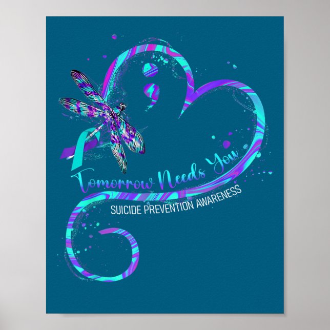 Poster Amanhã Precisa de Você Conscientização sobre Preve (Frente)