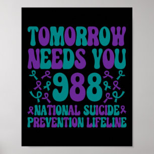 Poster Amanhã Precisa Que Você Prevena O Suicídio Sensibi