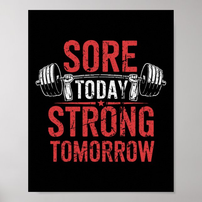 Poster Amanhã, Sore Forte, Giro de Construção de Artes (Frente)