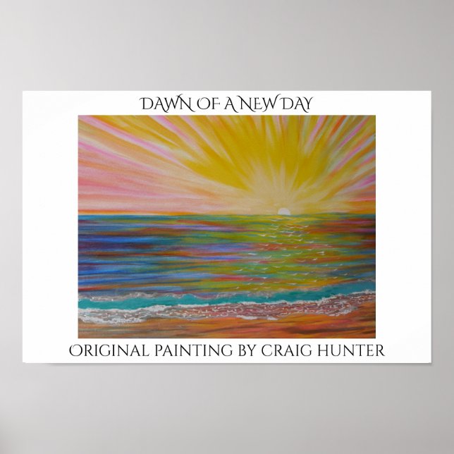 Póster Amanhecer de um novo dia (Frente)