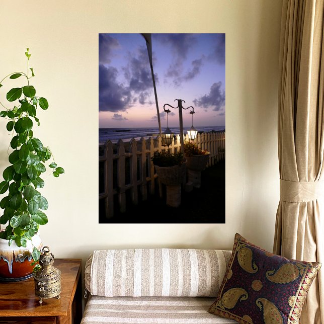 Póster Amanhecer na praia (Criador carregado)