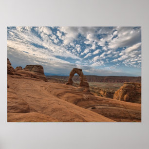 Póster Amanhecer no arco delicado