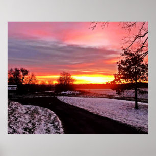 POSTER AMANHECER NO INVERNO