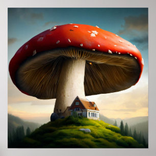 Poster Amanita Muscaria Homestead