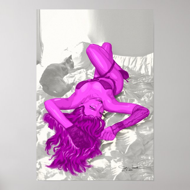 Poster Amante da Cama Desarrumada (Frente)