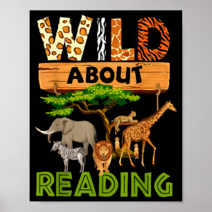 Poster Amante da leitura leitura selvagem leitura de livr