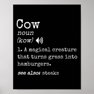 Poster Amante de bife grelhado engraçado defi de hambúrgu