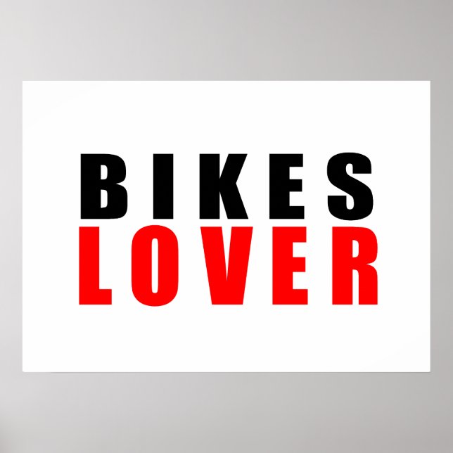 Poster Amante de Bikes (Frente)