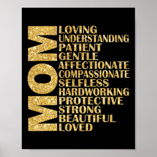 Poster Amante de Definição de Qualidade da Mãe Entendendo