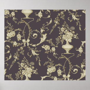 Poster Amante de flores multi-motif ornamento Sintomas