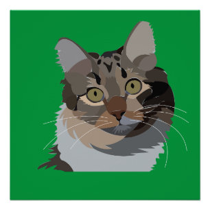 Póster Amante de Gato Animal Pet 