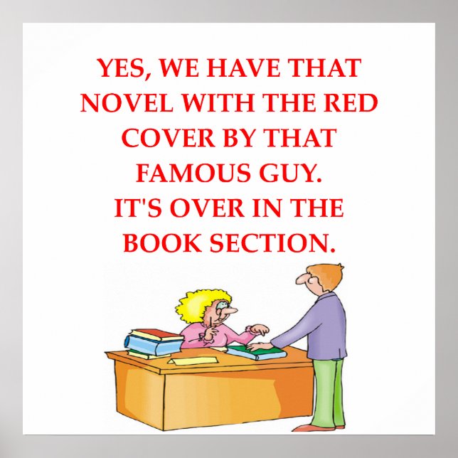 Póster amante de livros (Frente)