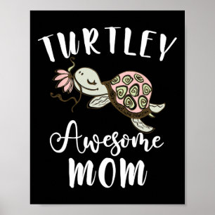 Poster Amante de os animais Oceano Mãe Dia de as mães Dot