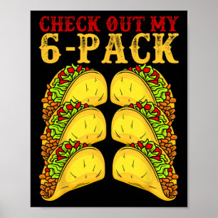 Poster Amante de Tacos de Cinco De Mayo Ginasta - Confira