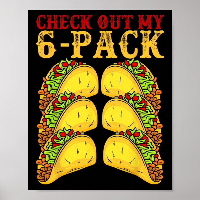 Poster Amante de Tacos de Cinco De Mayo Ginasta - Confira (Frente)