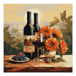 Póster Amante de Vinho
