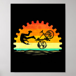 Poster Amante do Ciclismo Ciclo Divertido Para Ciclista B