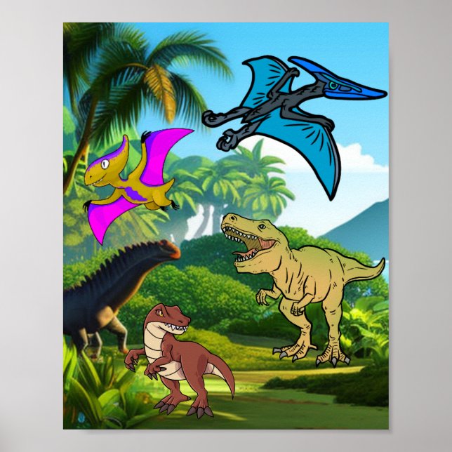 Poster Amante do Dinossauro (Frente)