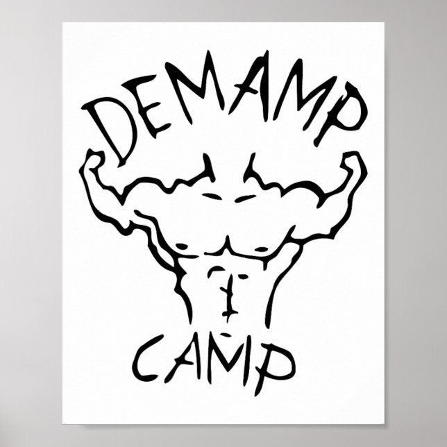 Poster Amante do Treino do Demamp Camp (Frente)