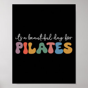 Poster Amante do Yoga Retro Pilates Sommas Instrutor Trei