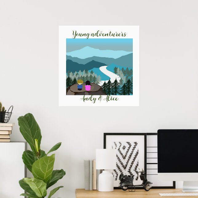 Poster Amantes da natureza (Escritório em casa)