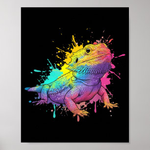 Poster Amantes de Dragão Barbudo Para Crianças Meninos Me
