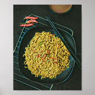 Poster Amantes de Foodie Japoneses